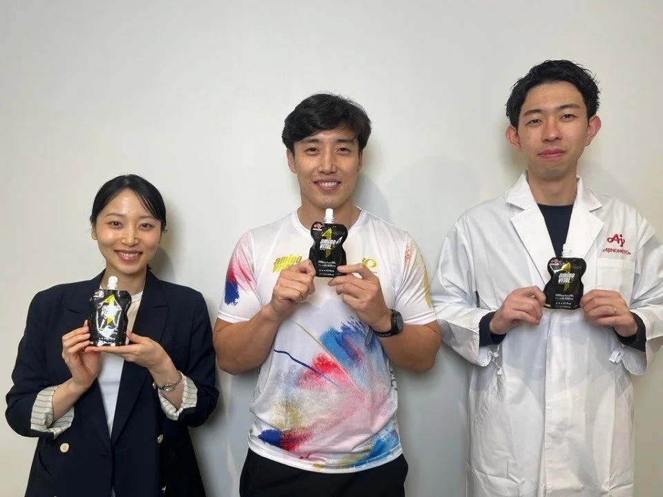 アミノバイタル製品を持つ開発関係者