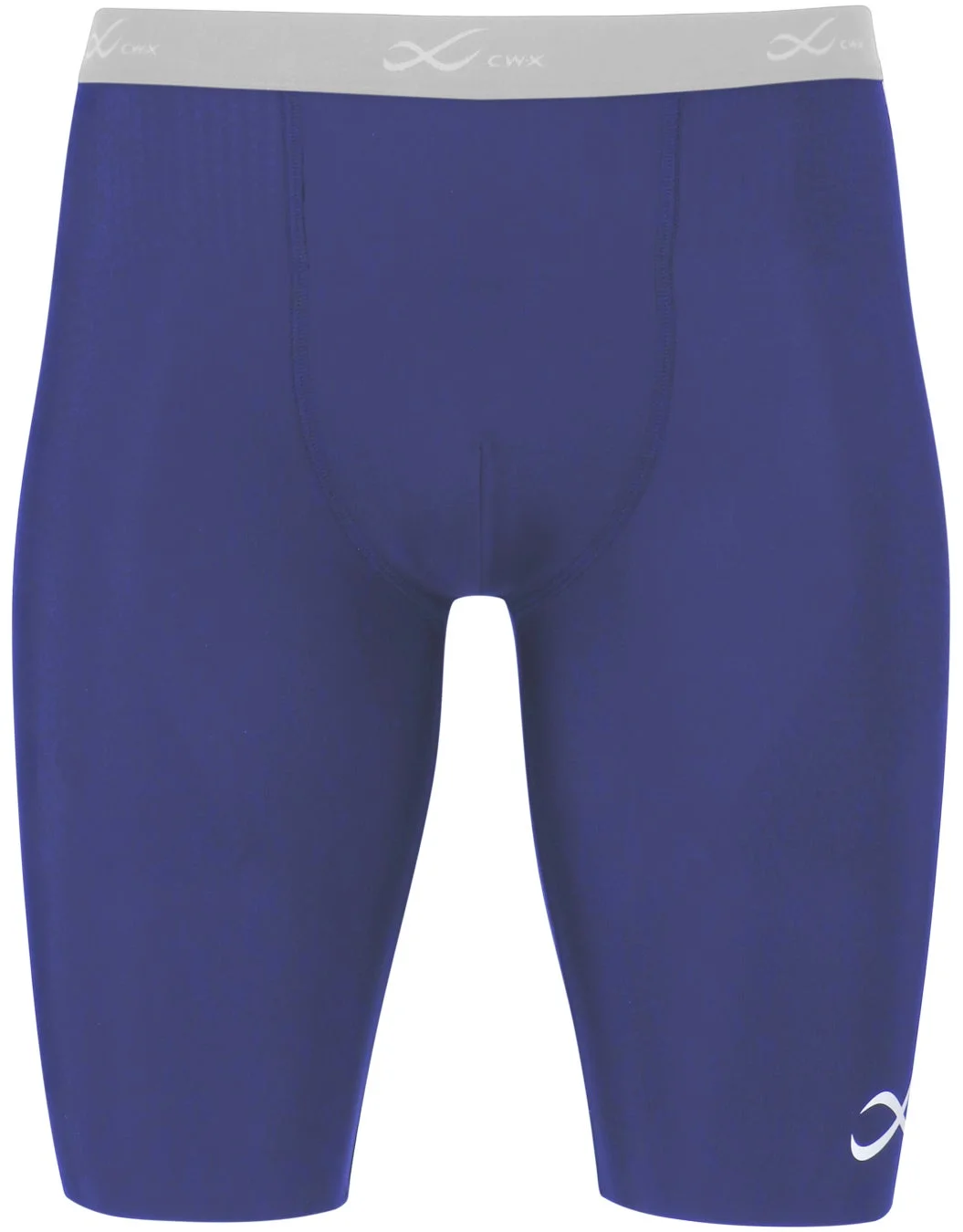 紺色のコンプレッションショートパンツ