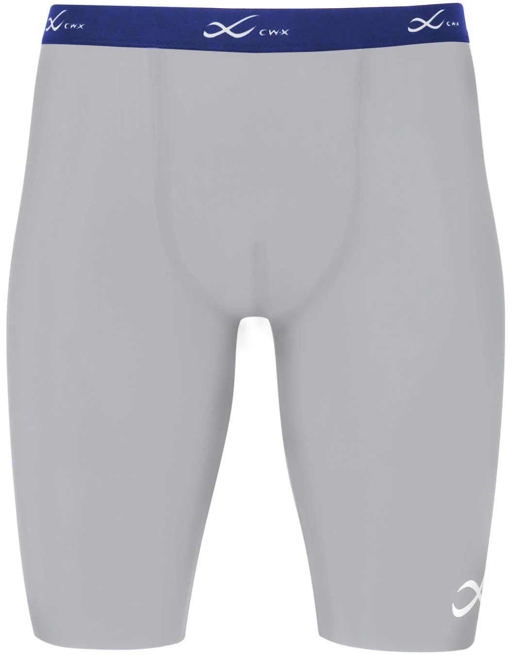 グレーのコンプレッションショートパンツ