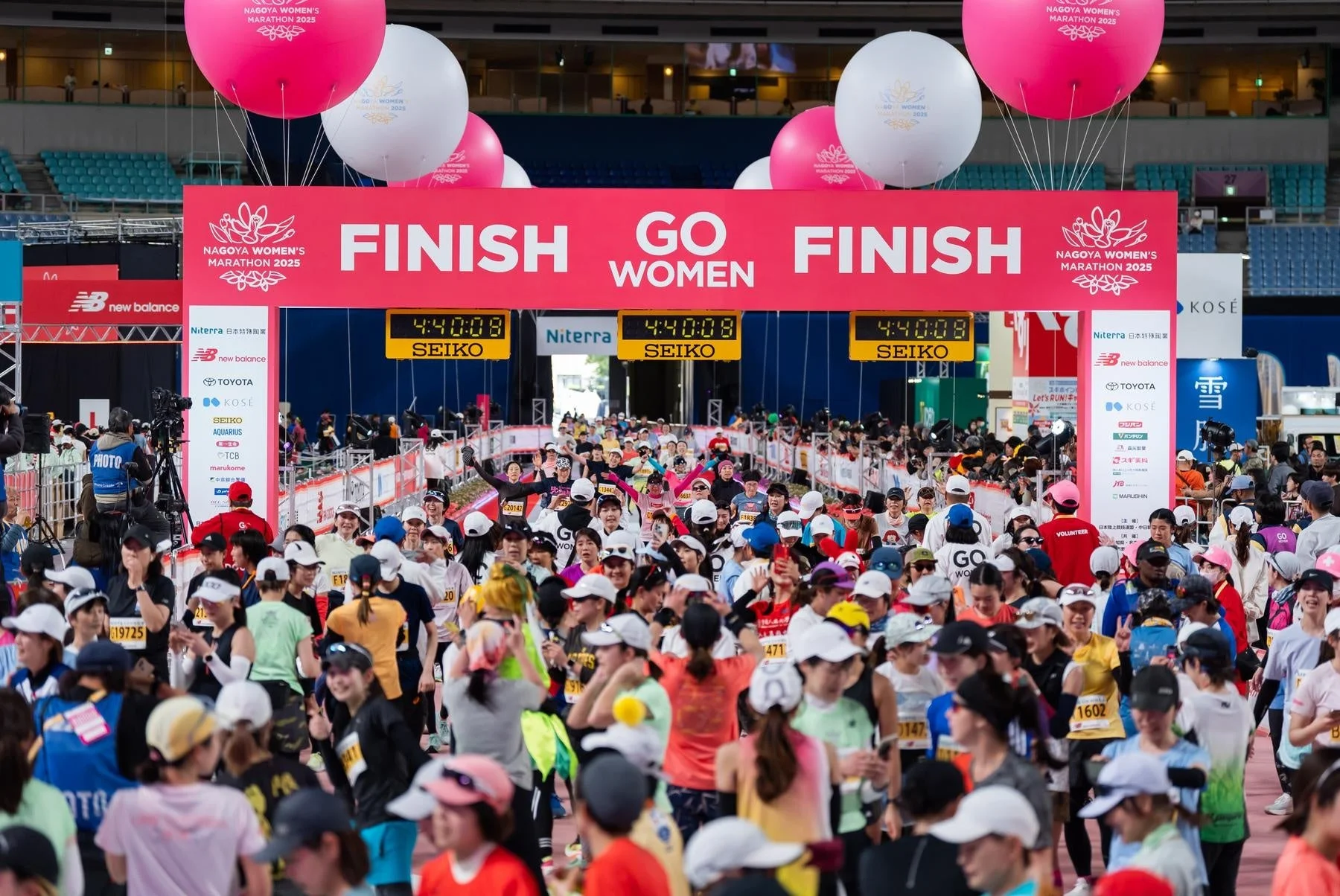 名古屋ウィメンズマラソン2025 フィニッシュ