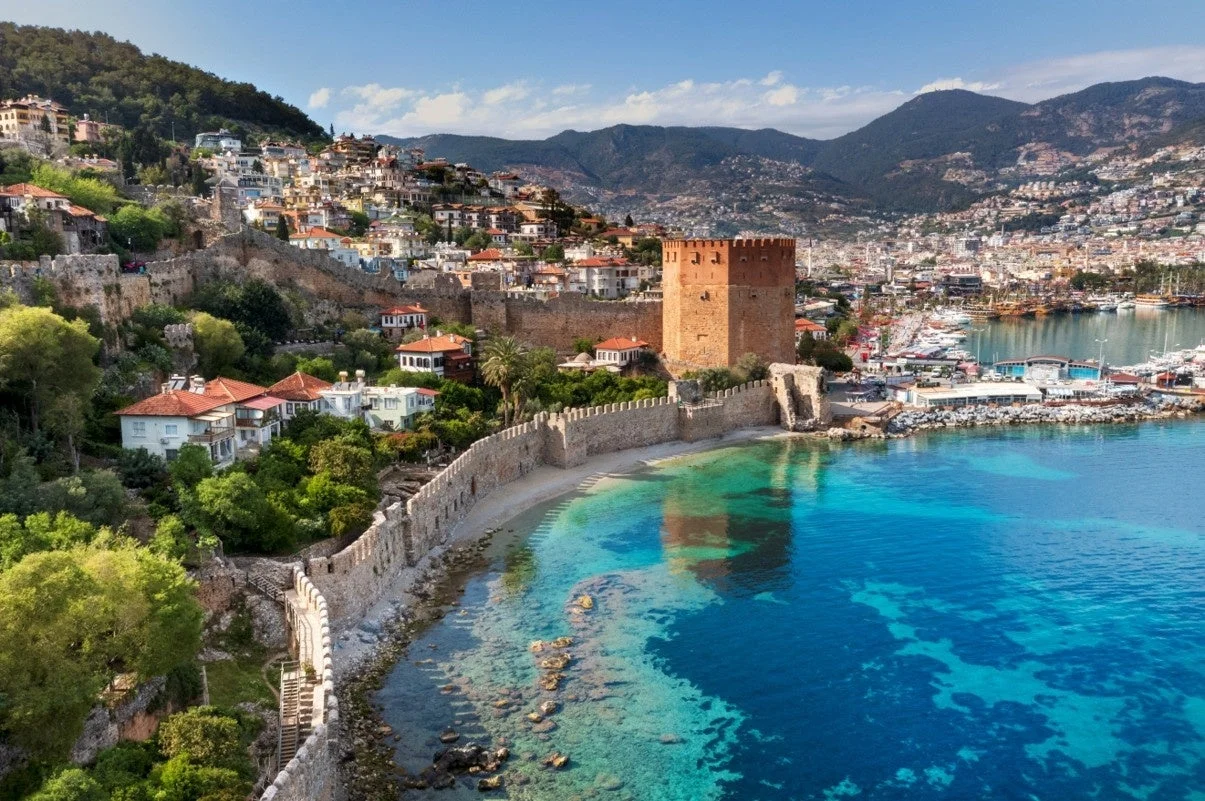 トルコのアランヤの街並み