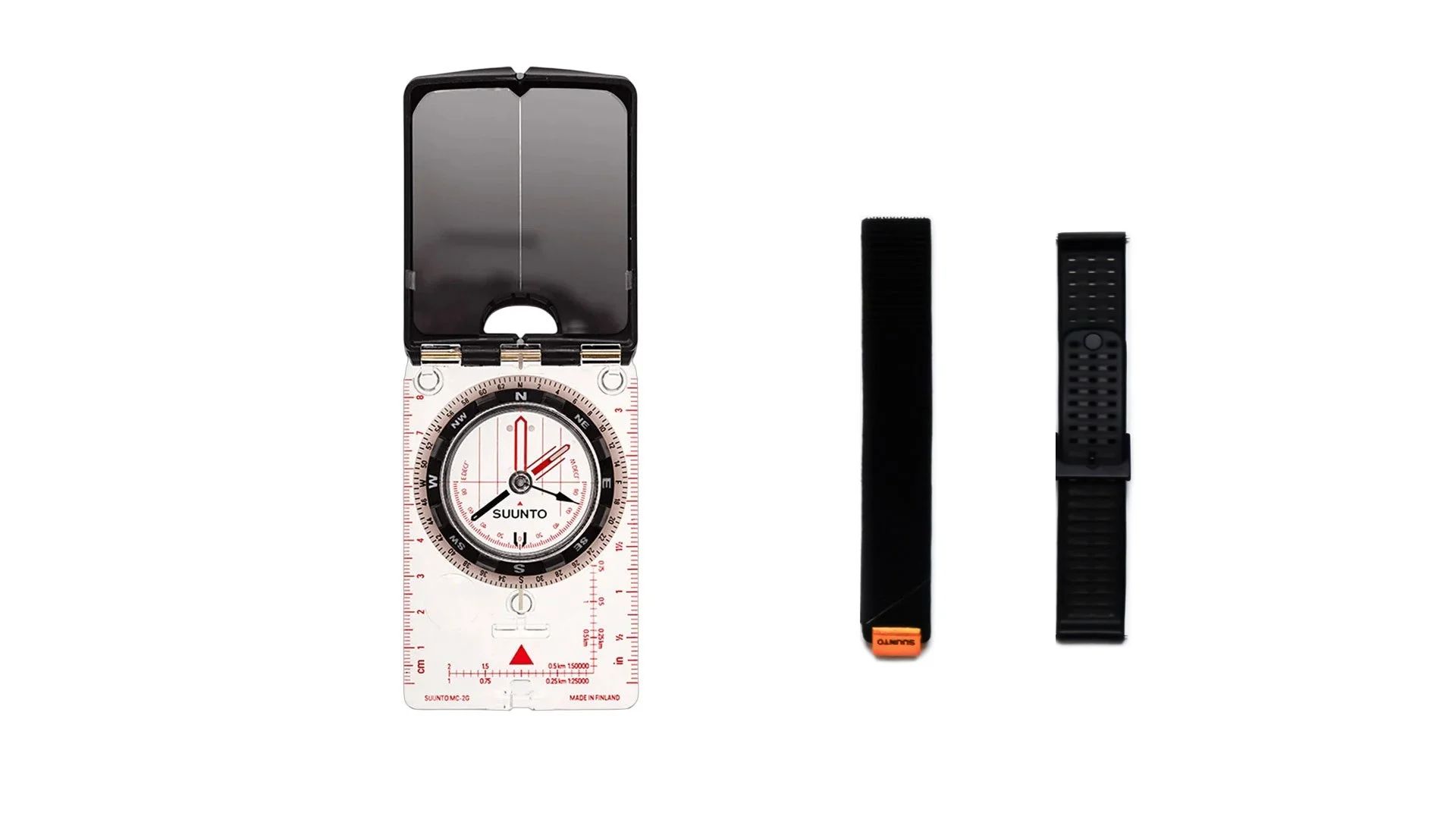 Suunto製コンパスと時計バンド