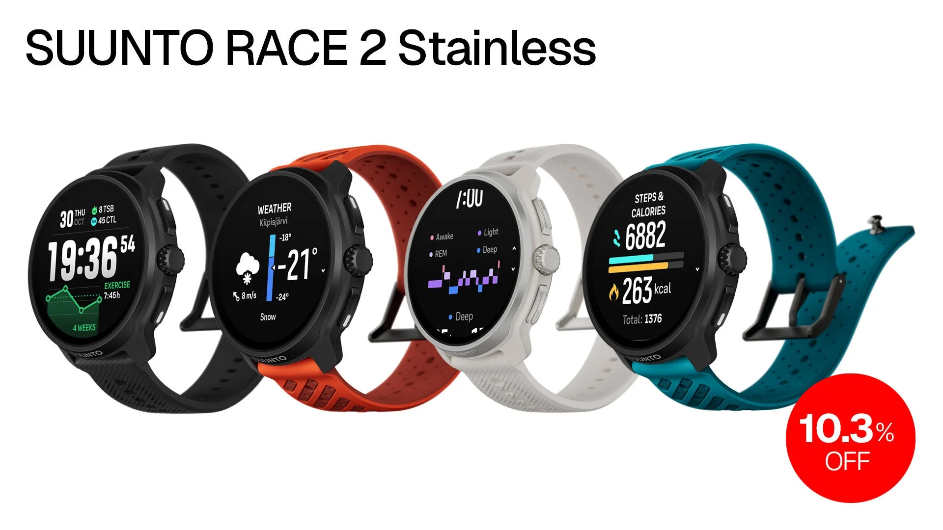 SUUNTO RACE 2 Stainless