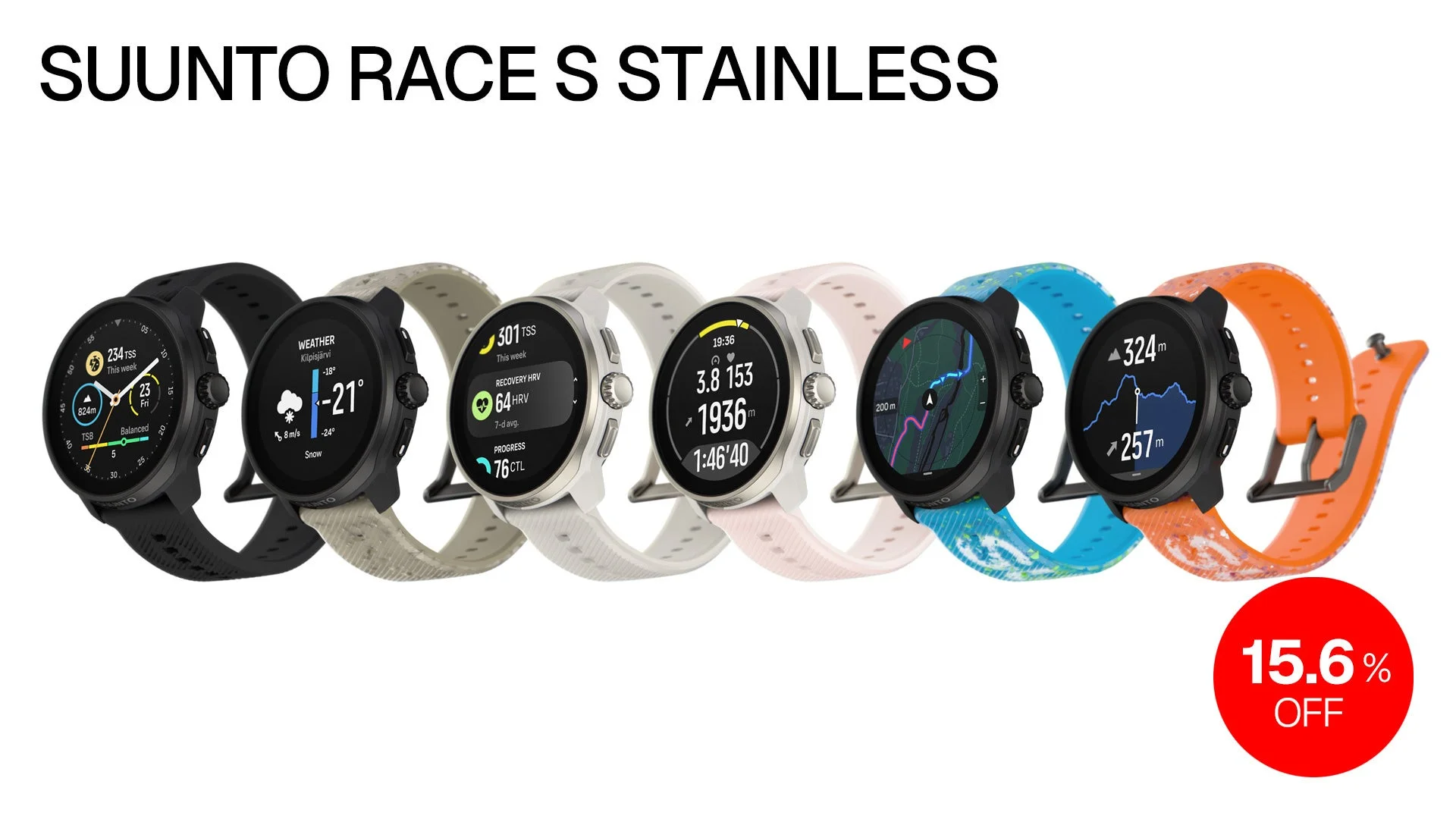 SUUNTO RACE S Stainless