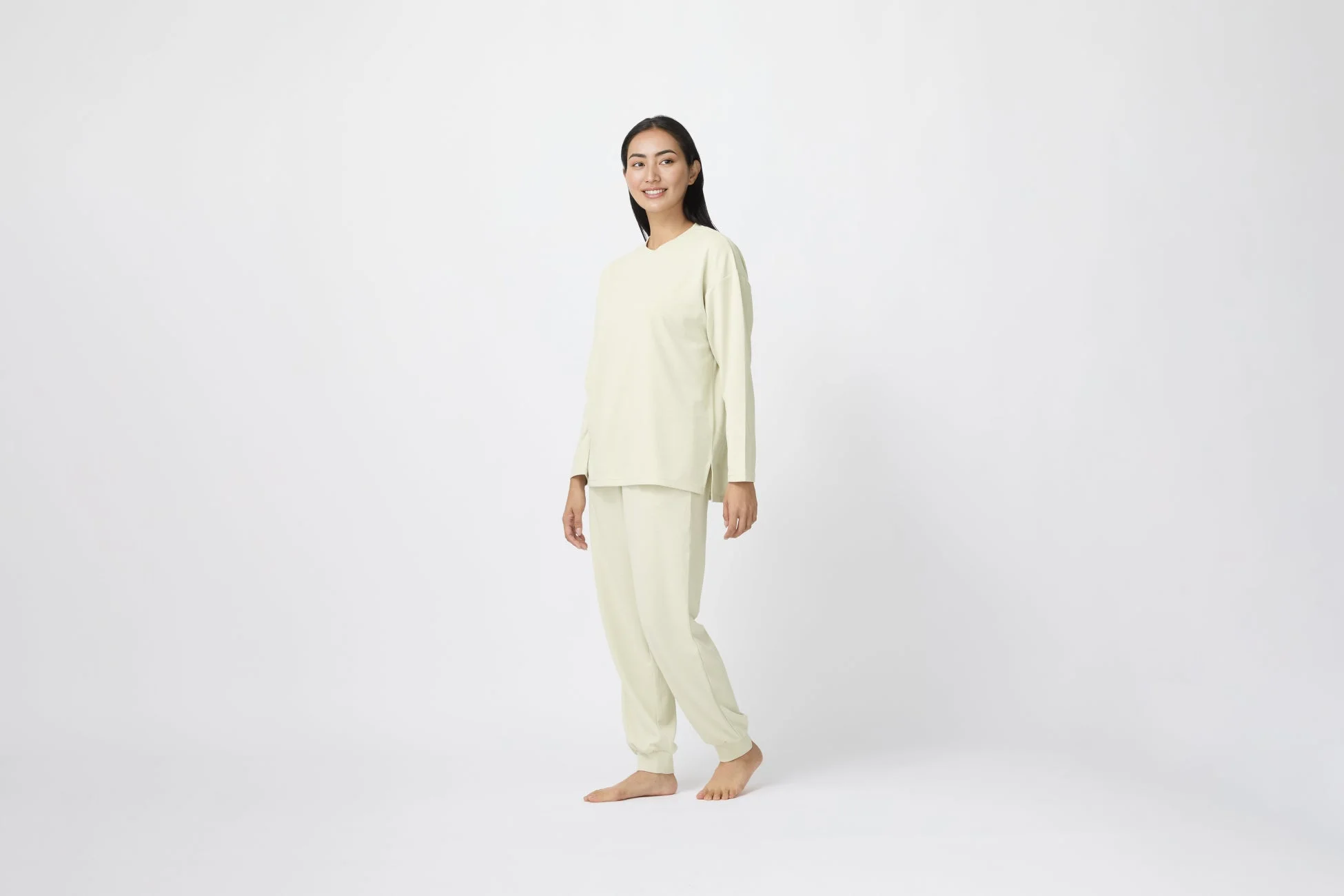 TIGORA SLEEPレディース 長袖Tシャツ・ロングパンツ