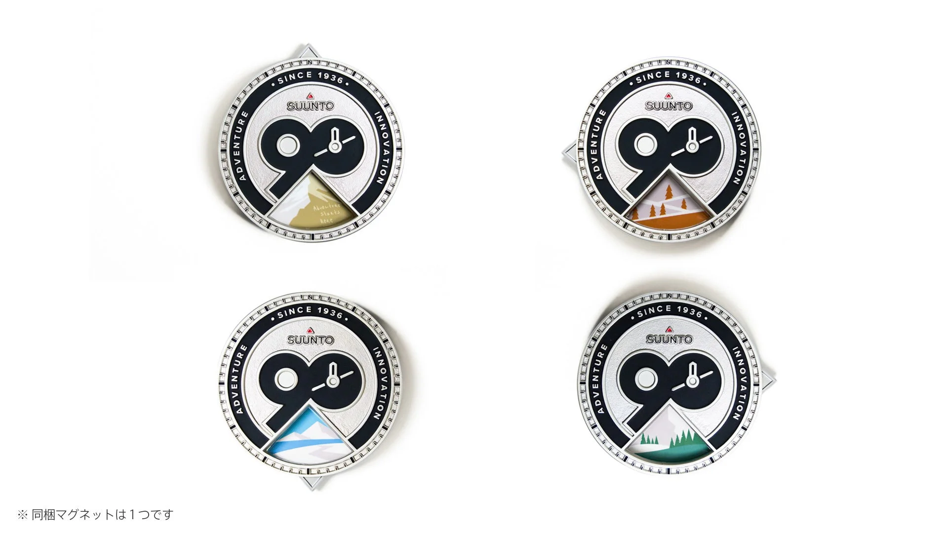 SUUNTO 90周年記念マグネット