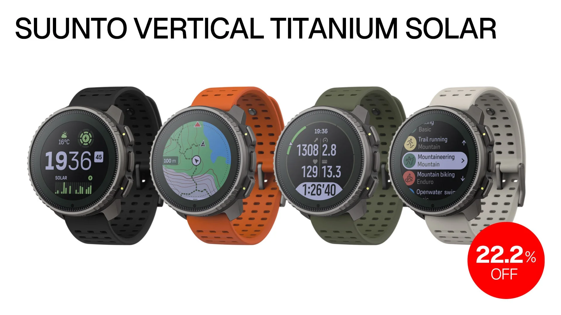 SUUNTO Vertical Titanium Solar