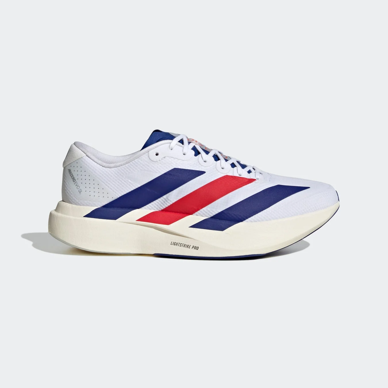 ADIZERO EVO SL WOVEN メンズ通常カラー 白赤青