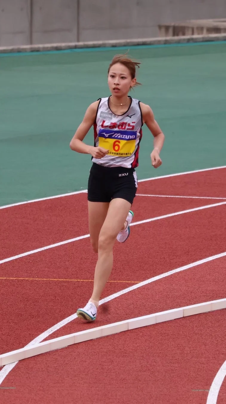 競技中の山田桃愛選手